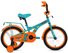 Велосипед детский Crocky 16 1ск. 2023 бирюзовый Forward