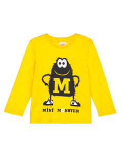 Лонгслив детский PlayToday 12419104, жёлтый, 80
