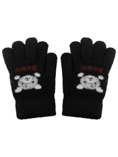 Перчатки детские Little Mania ZW-ANG63, чёрный, 14