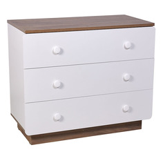 Комод Polini kids Ameli 3000, белый-дуб крафт 0002760165