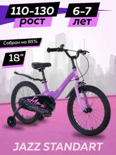 Велосипед Maxiscoo JAZZ Стандарт 18 2024 Фиолетовый Матовый Z-MSC-J1833
