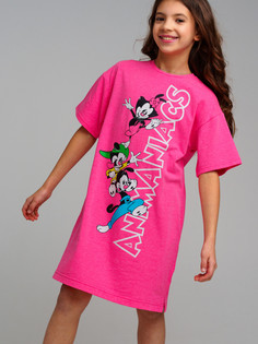 Платье детское PlayToday 12441092, фуксия,разноцветный, 152