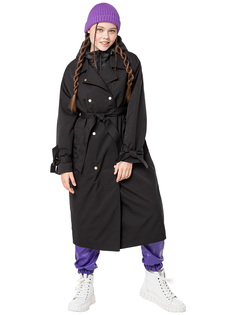 Пальто детское NIKASTYLE 6м5224, черный, 158