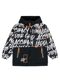 Ветровка детская PlayToday 12411150, черный,белый, 140