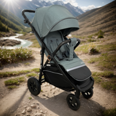 Коляска детская luxmom Siesta V1 светло-зеленый