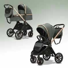 Коляска детская luxmom 2 в 1 788 зеленый