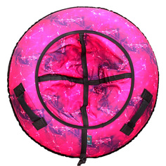 Санки надувные Тюбинг RT Созвездие розовое + автокамера, диаметр 118 см Snow Show