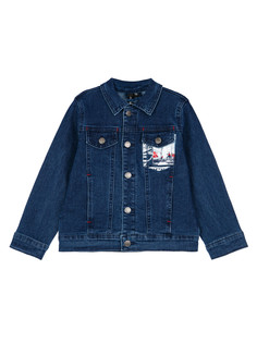 Куртка джинсовая детская PlayToday 12412048, синий, 116