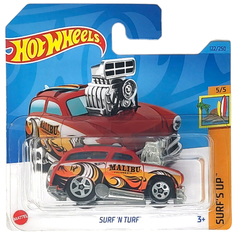 Базовая машинка Hot Wheels SURF N TURF, красная