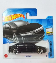 Машинка базовой коллекции Hot Wheels LUCID AIR черная 5785 HKK76