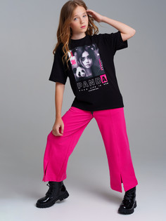 Футболка детская PlayToday 12421901, черный, 146