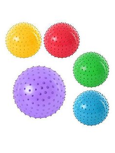 Мяч массажный 18 см. / 40 г. ПВХ, ассорт. X-Match 649234