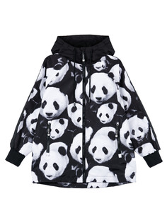 Ветровка детская PlayToday 12421070, черный,белый, 158