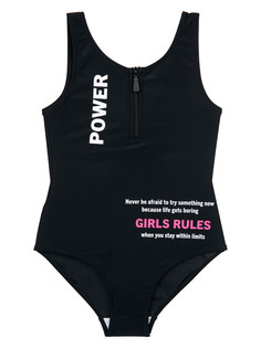 Купальник слитный детский PlayToday 12421155, черный, 146