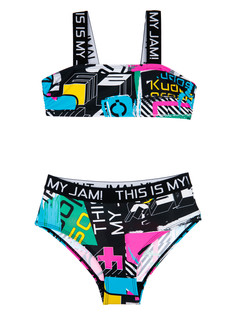 Купальник раздельный детский PlayToday 12421307, разноцветный, 146