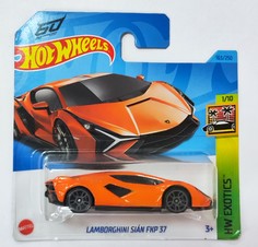 Машинка базовой коллекции Hot Wheels LAMBORGHINI SIAN FKP 37 оранжевая 5785 HKH93