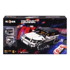 Конструктор Kibox Машинка на радиоуправлении 415 деталей