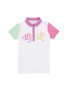 Поло детское US Polo Assn G084SZ0110NUYPA, белый, 110