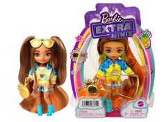 Кукла Барби HHF81 Barbie Extra Minis 5 Tie Dye Denim, одежда, сумка