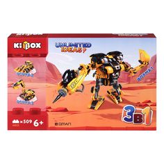 Конструктор Kibox Строительная техника 509 деталей