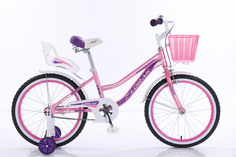 Велосипед детский Lorak 2024 JUNIOR 20 Girl Doll рост 20 120-130 см