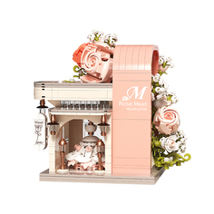 Конструктор 3D из миниблоков Balody Домик с цветами Романтика, 932 деталей - BA21193