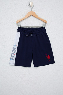 Шорты детские US Polo Assn G083SZ0OS0LAGANKIDS, темно-синий, 98