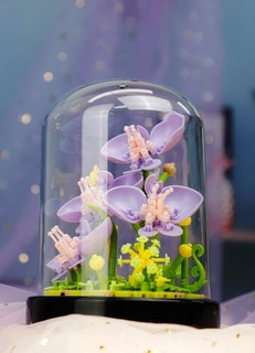 Конструктор 3D из миниблоков Balody Цветы в колбе, 374 деталей - BA16345