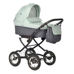 Коляска для новорожденных Indigo Blues Classic, 01 шалфей