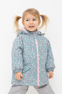 Куртка детская Crockid 1G JKT 006 5 1 а, пыльно-голубой, полевые цветы, 110