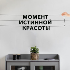 Гирлянда-растяжка Момент истинной красоты VN576 черная No Brand
