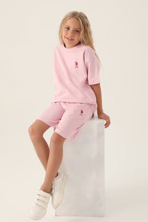 Костюм повседневный детский U.S. POLO Assn. US1822-V1, светло-розовый, 158