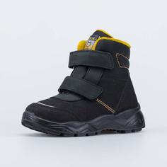 Ботинки Котофей 552299-32 черный-желтый 30