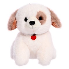 Мягкая игрушка Плюш Ленд Собачка с сердечком, 13 см XY21013