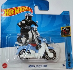 Машинка Mattel Hot Wheels Honda Super Cub, HKH74 5785 087 из 250