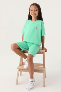 Костюм повседневный детский U.S. POLO Assn. US1822-V1, зеленый, 122