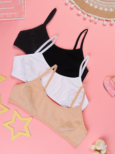 Топ бельевой детский Donella DNDN5871WB, белый,бежевый,черный, 158