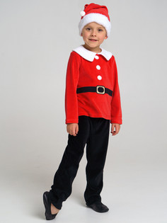 Карнавальный костюм Санта Клауса PlayToday 42112003, 98, черный, красный, белый