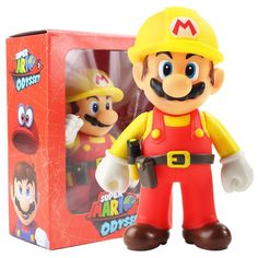 Фигурка Mario Марио Строитель, 12 см No Brand