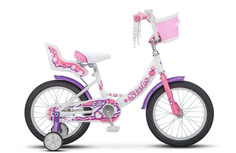 Велосипед STELS ECHO 16, колесо 16 , рост 9,5 , сезон 2023-2024, белый розовый