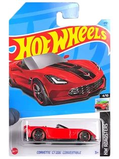 Машинка Hot Wheels легковая машина HKH41 металлическая CORVETTE C7 Z06 CONVERTIBLE