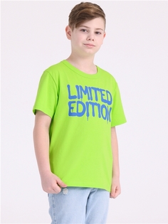 Футболка детская Апрель ф228001010У3, ярко-салатовый262 Ограниченный выпуск, 128