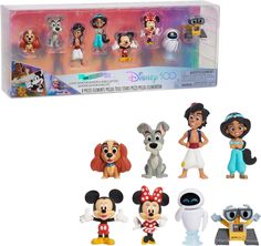 Набор Фигурок 8 Шт Коллекционные Серия История Любви К 100-летию Дисней Disney