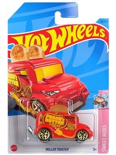 Машинка Hot Wheels легковая машина HKH20 металлическая ROLLER TOASTER красный