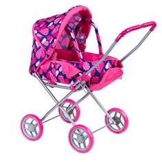 Коляска для кукол прогулочная Buggy Boom Mixy 8029-M2010 с люлькой-переноской и козырьком