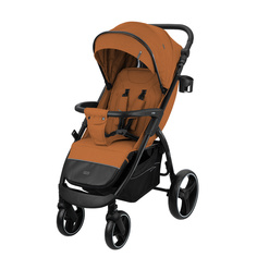 Коляска прогулочная Indigo EPICA XL, терракот, с регулируемой ручкой
