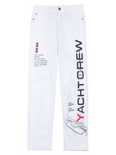 Джинсы детские PlayToday 12411042, белый, 164