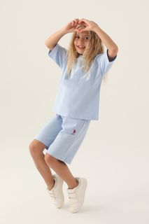 Костюм повседневный детский U.S. POLO Assn. US1822-V1, голубой, 110