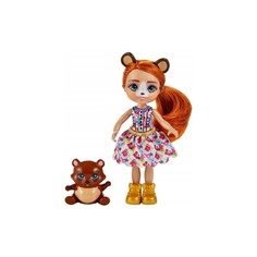 Кукла Enchantimals Biloxie Bear с медведем, HTP81