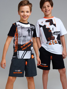 Шорты детские 2 шт PlayToday 12411086, черный, 140